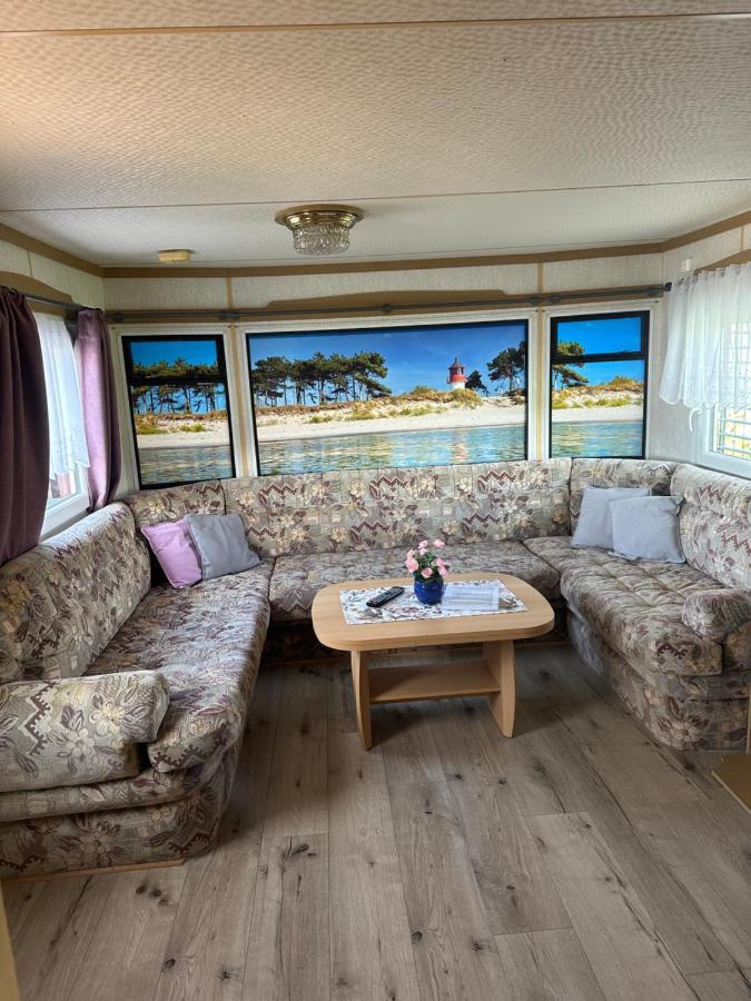 Fischerhuette IV Mobilheim Polchow Extérieur photo